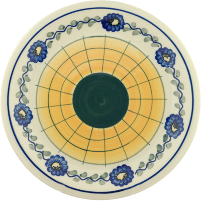 Polish Pottery Plate 11" Corn Field