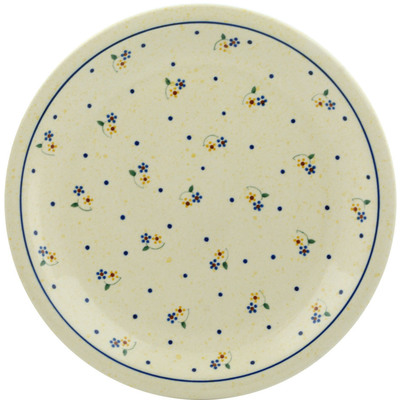 Polish Pottery Plate 11&quot; Country Meadow