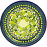 Polish Pottery Plate 11" Cucumber Patch