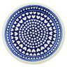 Polish Pottery Plate 11&quot; Heart Of Hearts