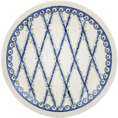 Polish Pottery Plate 11&quot; Ivy