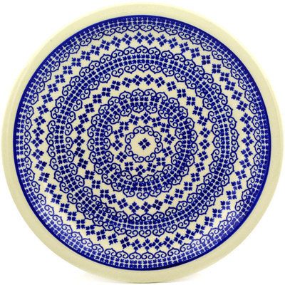 Polish Pottery Plate 11&quot; Kuchen And Kisses