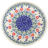 Polish Pottery Plate 11&quot; Last Summer Flowers