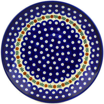 Polish Pottery Plate 11&quot; Mosquito