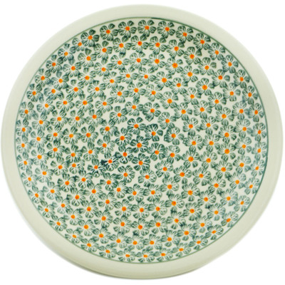 Polish Pottery Plate 11&quot; Orange Blossoms