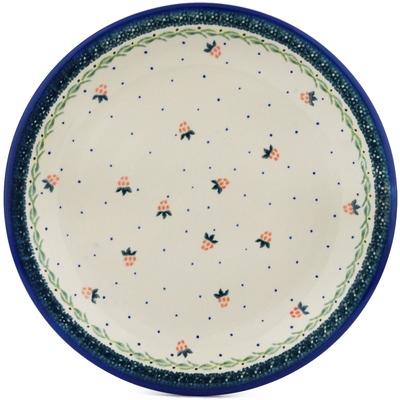 Polish Pottery Plate 11&quot; Polish Meadow