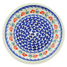 Polish Pottery Plate 11&quot; Rain Of Field Poppies