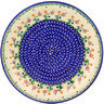 Polish Pottery Plate 11&quot; Spring Flowers