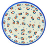 Polish Pottery Plate 11&quot; Sweet Clusters UNIKAT