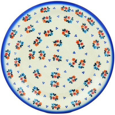 Polish Pottery Plate 11&quot; Sweet Clusters UNIKAT