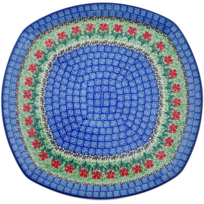 Polish Pottery Plate 12&quot; Maraschino