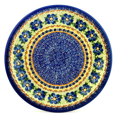 Polish Pottery Plate 12&quot; UNIKAT