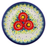 Polish Pottery Plate 13" Bloom Tales UNIKAT