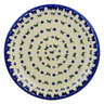 Polish Pottery Plate 13&quot; Boo Boo Kitty Paws