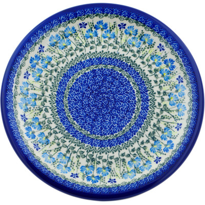 Polish Pottery Plate 13&quot; Fresh Flora