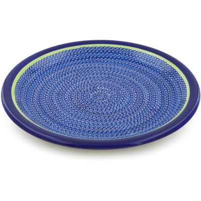 Polish Pottery Plate 13" Midnight Eclipse
