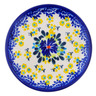 Polish Pottery Plate 4&quot; Cornflower Meadow