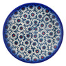 Polish Pottery Plate 4&quot; Field Of Black Daisies