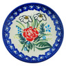 Polish Pottery Plate 4&quot; Fresh Happiness UNIKAT