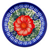 Polish Pottery Plate 4&quot; Happiness UNIKAT