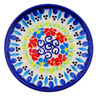 Polish Pottery Plate 4&quot; Spring Flowers