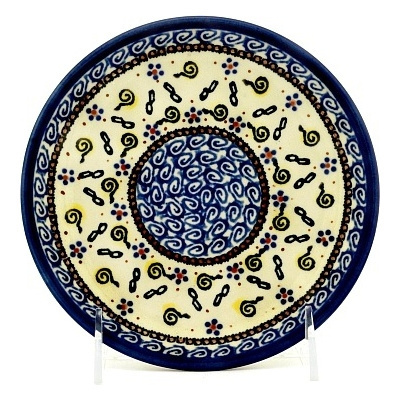 Polish Pottery Plate 6&quot; Confetti