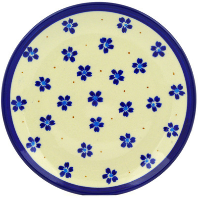 Polish Pottery Plate 6" Daisy Field