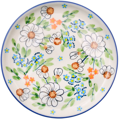 Polish Pottery Plate 6" Delicate UNIKAT
