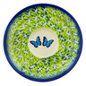 Polish Pottery Plate 6&quot; Flutter Friends UNIKAT