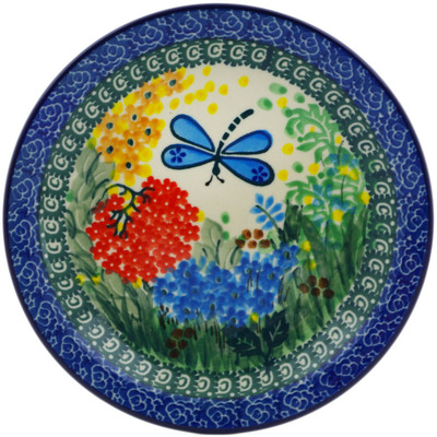 Polish Pottery Plate 6&quot; Garden Delight UNIKAT