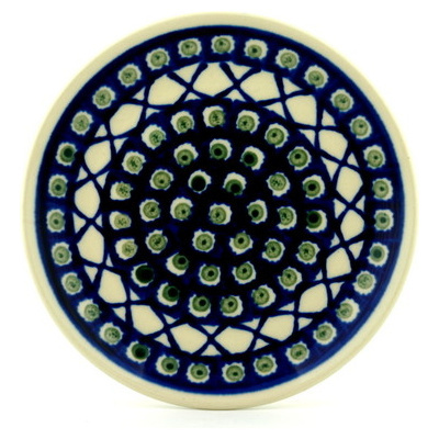 Polish Pottery Plate 6&quot; Illusion
