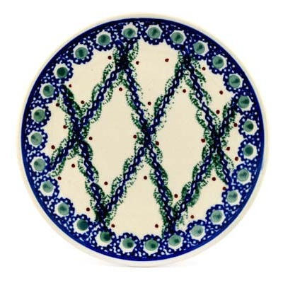 Polish Pottery Plate 6&quot; Ivy