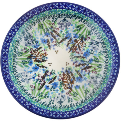 Polish Pottery Plate 6&quot; Lavender Meadow UNIKAT