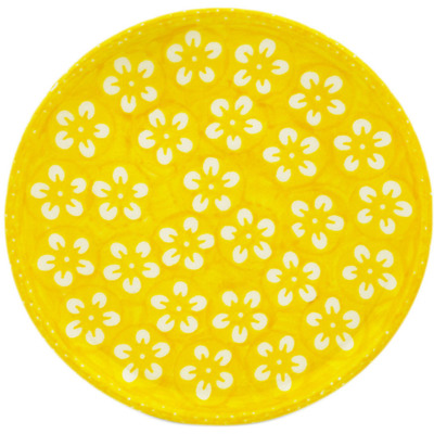 Polish Pottery Plate 6&quot; Lemonade Field UNIKAT