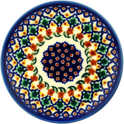 Polish Pottery Plate 6&quot; Octoberfest