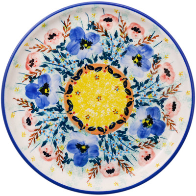 Polish Pottery Plate 6&quot; Sunny Garden UNIKAT