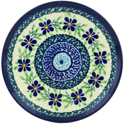 Polish Pottery Plate 6&quot; Sweet Violet