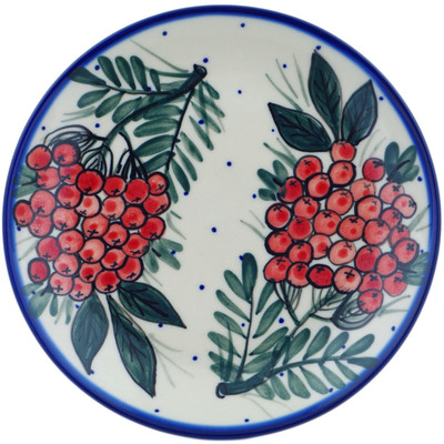 Polish Pottery Plate 7&quot; Berry Bounty UNIKAT