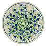 Polish Pottery Plate 7&quot; Blue Dream
