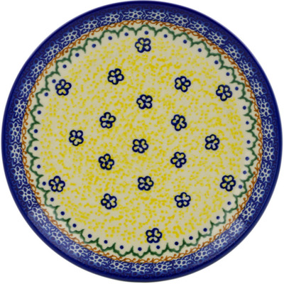 Polish Pottery Plate 7&quot; Bumble Fields