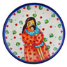 Polish Pottery Plate 7&quot; Comfort UNIKAT