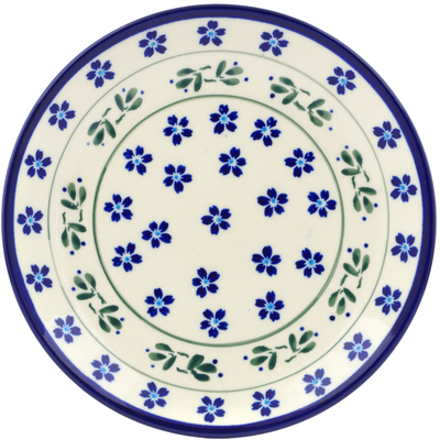 Polish Pottery Plate 7&quot; Daisy Field