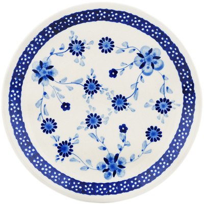 Polish Pottery Plate 7&quot; Delicate Poppy