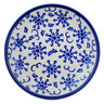 Polish Pottery Plate 7" Elegant Winter