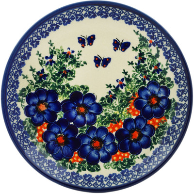 Polish Pottery Plate 7&quot; Enchanted Beauty UNIKAT