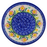 Polish Pottery Plate 7&quot; Field Of Joy UNIKAT