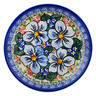 Polish Pottery Plate 7&quot; Floral Dream UNIKAT