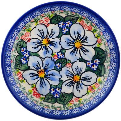 Polish Pottery Plate 7&quot; Floral Dream UNIKAT