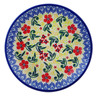 Polish Pottery Plate 7&quot; Flourishing Fields UNIKAT