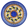 Polish Pottery Plate 7&quot; Flowerbomb UNIKAT